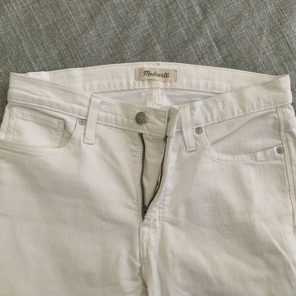Madewell 9" High-Rise Skinny Jeans in Pure White - Picture 9 of 12